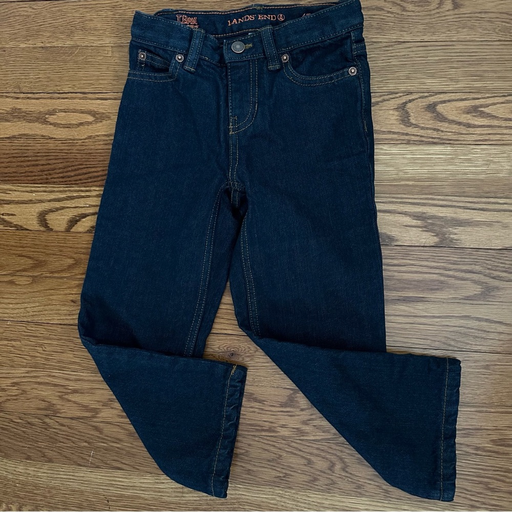 Lands End Boys Straight Jeans Size 4T